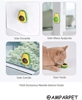Alternative view of AmparPet Catnip Kedi Çimi Topu Kedi Nanesi Oyuncağı