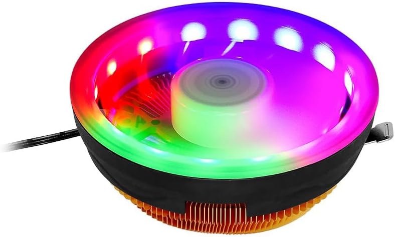 -Fcl-f1318c Gaming Oyuncu Bilgisayarı 4 Renk Işıklı Sessiz Cpu Işlemci Soğutucu