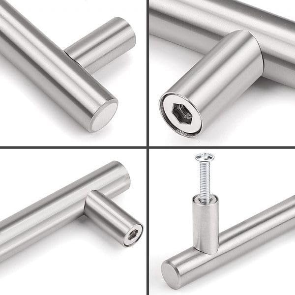 Alternative view of 5 ADET Keijo INOX 128mm Paslanmaz Kulp (mobilya, dolap kulbu, kulp modeli)