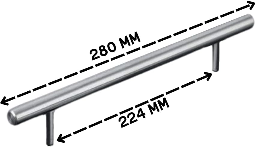 5 ADET Keijo INOX 224mm Paslanmaz Kulp (mobilya, dolap kulbu, kulp modeli)