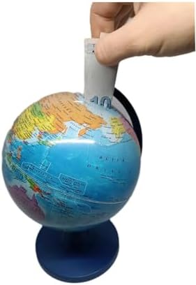 Alternative view of Konsept Dünya Küresi Kumbara Siyasi Harita Yer Küre 16 Cm Çaplı Çocuk Hediye Dünya Küre