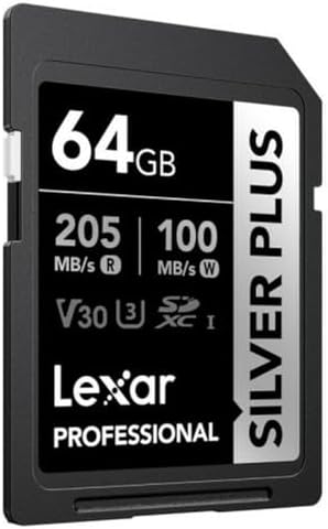 Alternative view of 64GB Silver Plus SD UhsI V30 U3 205MB/S Hafıza Kartı