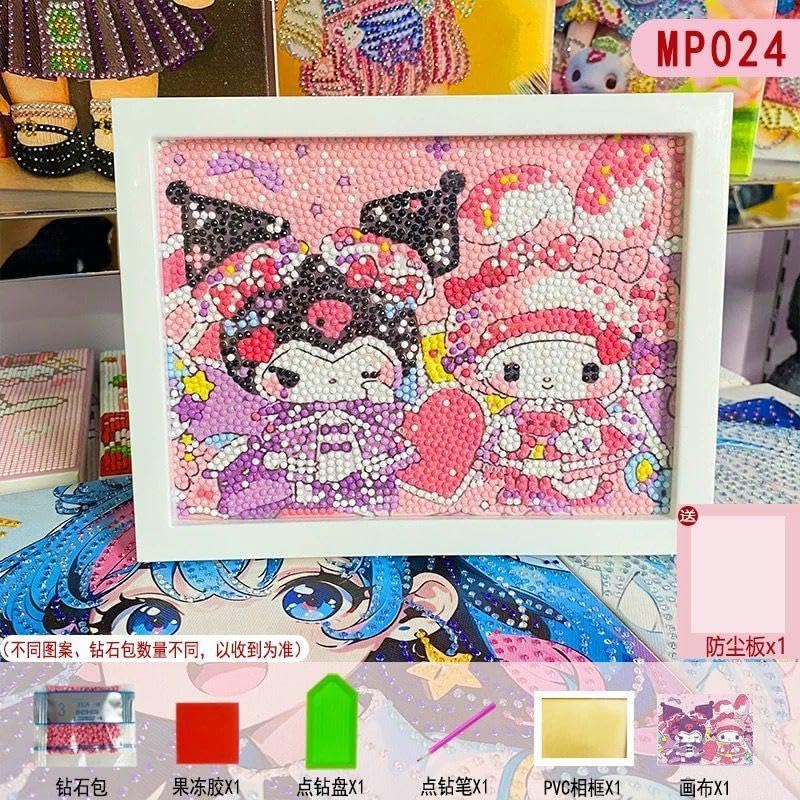My Melody Diy Kendin Yap Fotoğraf Çerçeveli Mozaik Boyama 2
