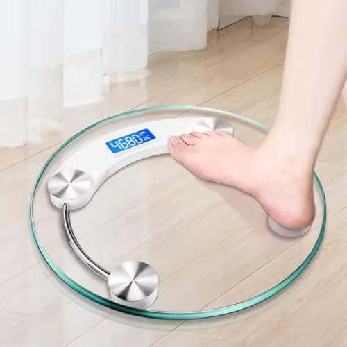 Dijital Baskül Banyo Oval Cam Tartı Temperli Cam 180 Kg Kapasiteli