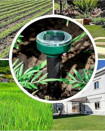 1 Adet Pilsiz Elektriksiz Solar Güneş Enerjili Akrep Köstebek Yılan Fare Kovucu Tarla Haşere Kovucu