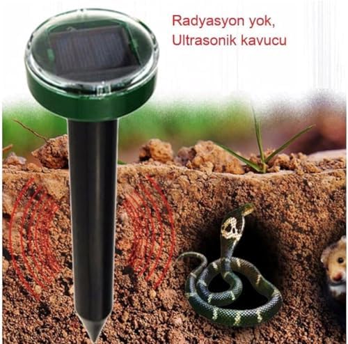 Alternative view of 1 Adet Pilsiz Elektriksiz Solar Güneş Enerjili Akrep Köstebek Yılan Fare Kovucu Tarla Haşere Kovucu