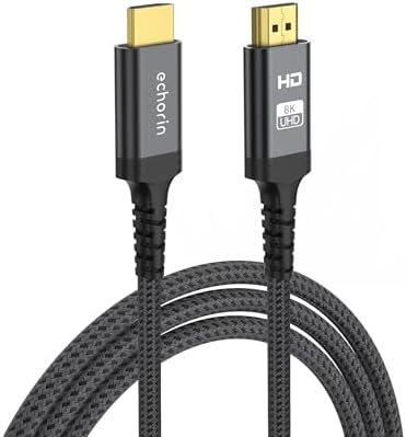 (4.5 metre) HDMI 2.1 Kablo 8K 60Hz 4K 120Hz 48Gbit/s Yüksek Hızlı, Sertifikalı HDMI Kablo TV/PS5/PS4/ Xbox Series X/Monitör ile uyumlu