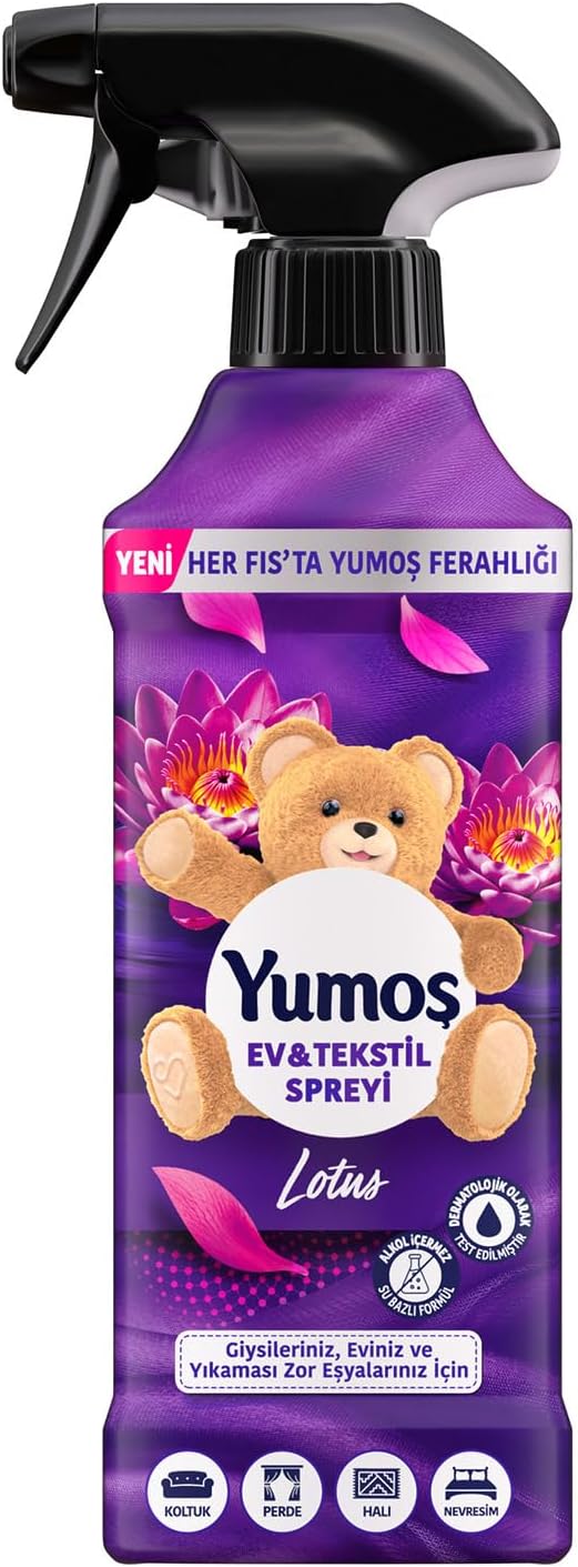 Yumoş Ev veTekstil Spreyi Yıkanması Zor Eşyalar İçin 450 ml
