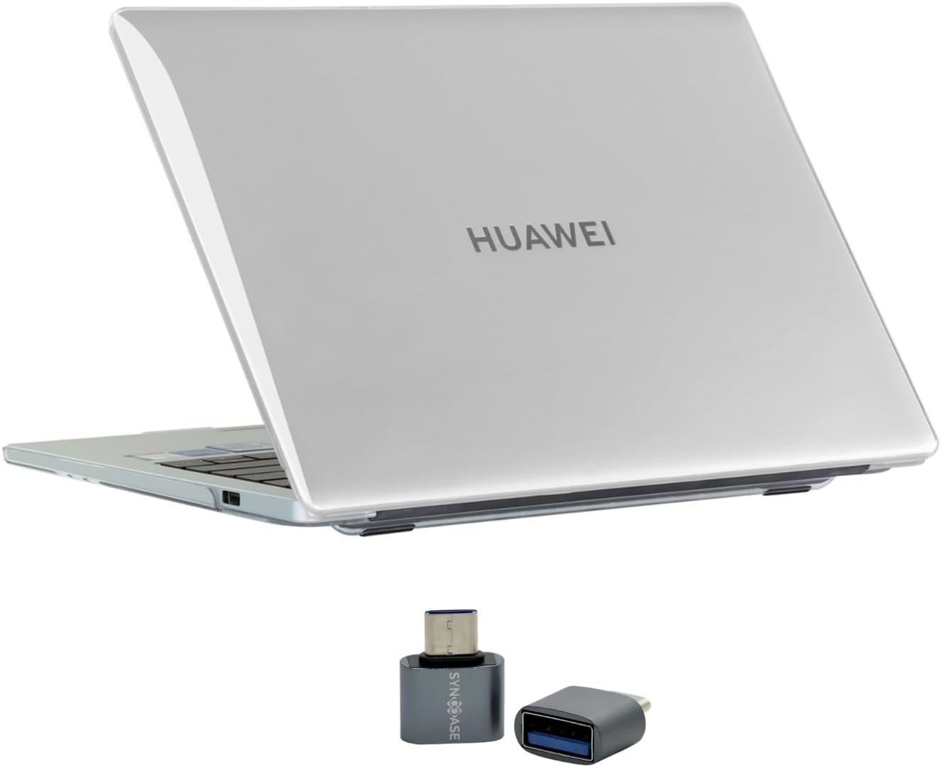 Alternative view of MateBook D16 2024 Kılıf Uyumlu Kristal Parlak Şeffaf Sert Hard İnce Hafif Çizilme Koruma 16 inç Şeffaf