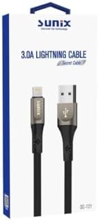 3.0A Usb-A Lightning Örgülü Secret Data ve Şarj Kablosu SC-121