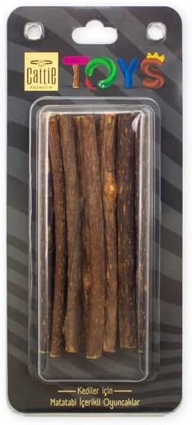 Alternative view of Cattie Matatabi İçerikli Kedi Oyuncağı Kalın Çubuk 12 Cm 12 Li