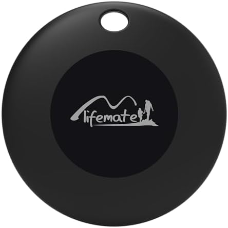 Lifetag ile Uyumlu Smart Tag için Lisanslı Akıllı Takip Cihazı - Siyah (SADECE ANDROID ILE UYUMLUDUR)