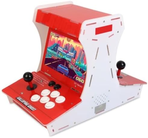 İki Kişilik Retro 10 inç Ekran Old School Oyun Konsolu 8200 Oyun - Joystick ile Supreme Street Arcade Oyun Makinesi Dahili Hoparlör 29cm x 47cm x 35cm M77