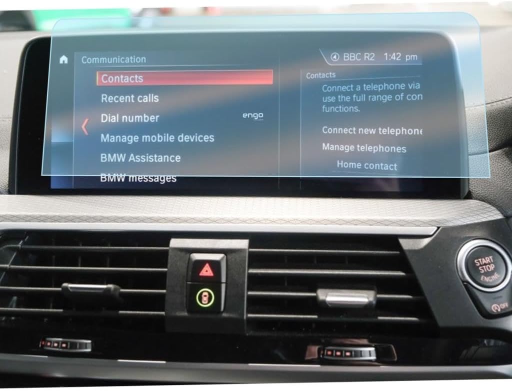 BMW X3 12.3 inç Ekran Koruyucu Multimedya Parlak