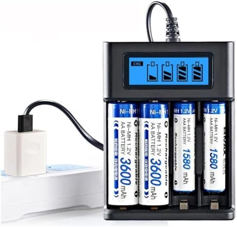 Alternative view of Pil Şarj Cihazı (Dört Yuvalı) - 1.2V Ni-Mh/Ni-Cd AA/AAA/GT-BC03