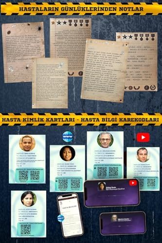 Alternative view of Çözülmemiş Davalar Dedektiflik Suç Çözümleme Oyunu Akıl Hastanesi Dosyası - Gizem Bulmaca Cinayet Çözme Kutu Oyunları - Katil Bulma Dedektif Oyunu - Suçlu Kim, Cinayeti Çözebilir Misin? (Dava-6)