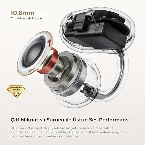 Alternative view of Soundpeats POP Clip Open-Ear ENC OWS Bluetooth 5.4 Kablosuz Kulaklık Siyah