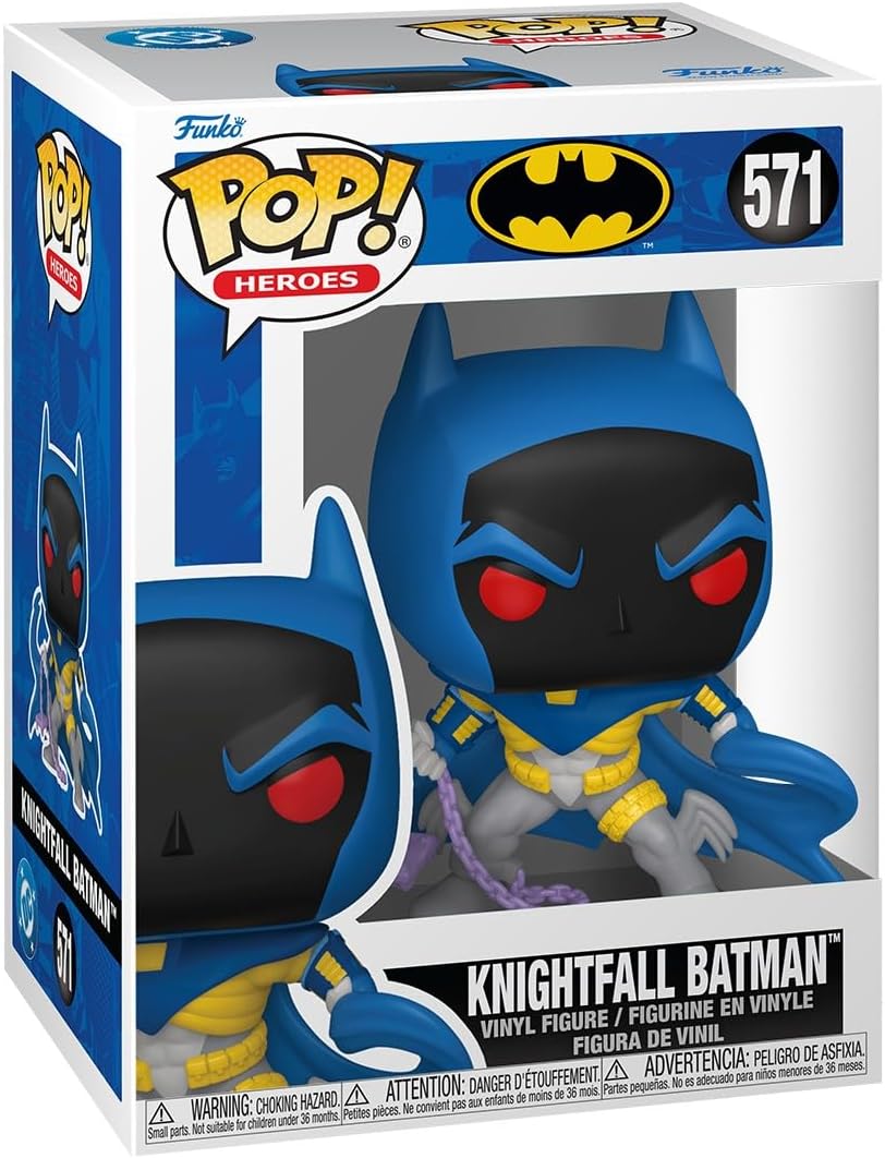 Pop! Heroes: DC Thru Years - Knightfall - (90's) - DC Comics- vinil figürü - Hediye fikri - Resmi ürün - Çocuklar ve yetişkinler için oyuncaklar - Fans