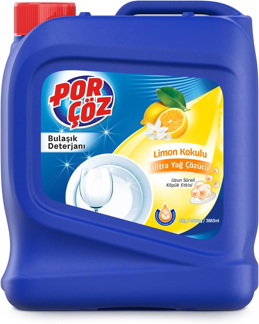 Bulaşık Elde Yıkama Deterjanı Limon Kokulu 4Kg