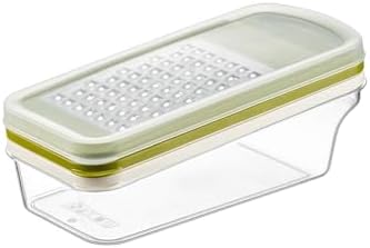 Alternative view of 3 Bıçaklı Yatay Rende, Rondo Rondoğrayıcı, Saklama Kabı Hazneli Kapaklı Plastik Rende, Çok Fonksiyonlu Mutfak Aleti, Sebze ve Meyveler için Etkili Doğrama ve Rendeleme