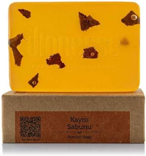 Alternative view of 100% Doğal Kayısı Sabunu 120 gr | Sivilce ve Siyah Nokta Giderici, Yüz ve Saç Bakımı İçin Aromaterapik Sabun