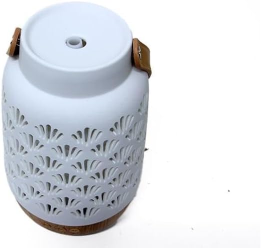 Askılı Seramik Işıklı Hava Nemlendirici Buhar Makinesi Esansiyel Uçucu Yağ Aroma Difüzörü