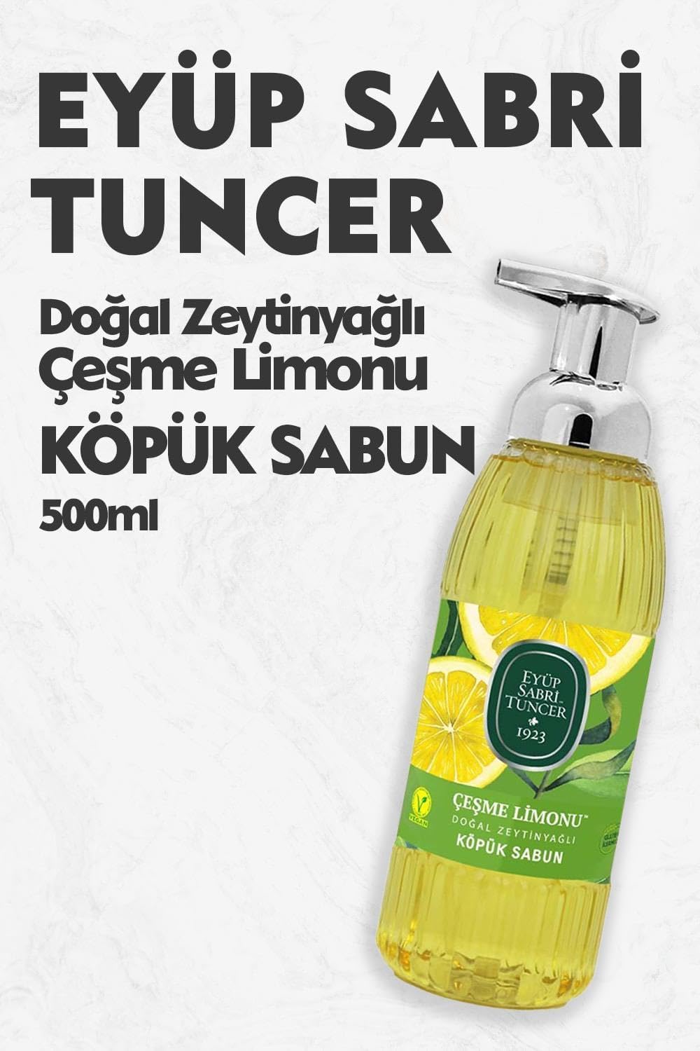 Zeytinyağlı Çeşme Limonu Köpük Sabun 500 ML