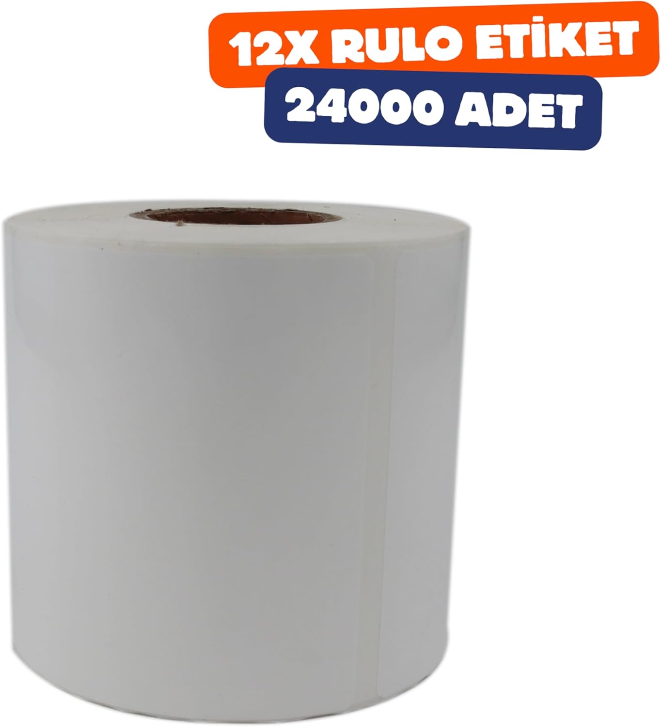 PP Tyre Etiket 95mm x 125mm 3200 Adet 8 Rulo Baskısız Kuvvetli Yapışkanlı Etiket