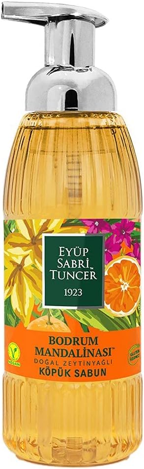 Zeytinyağlı Bodrum Mandalinası Köpük Sabun 500 ML