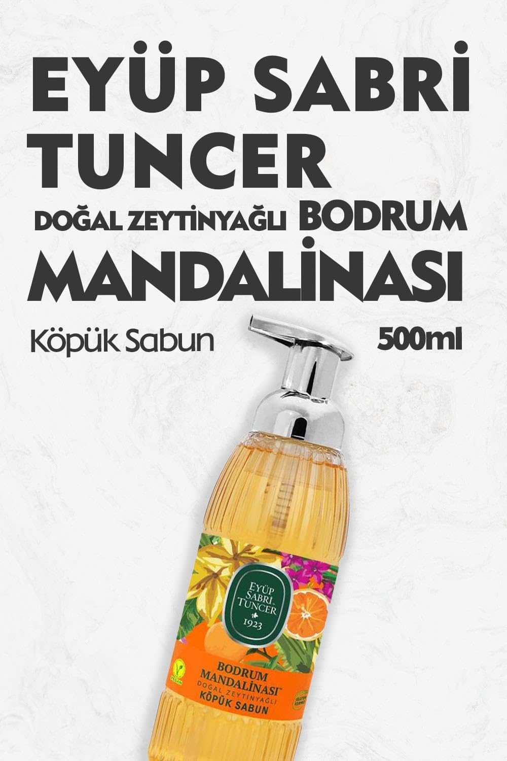 Zeytinyağlı Bodrum Mandalinası Köpük Sabun 500 ML