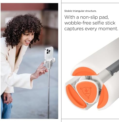 Kablosuz Bluetooth Selfie Çubuğu Uzaktan Kumandalı / 1.4 Metre Kadar Uzatılabilir Kolay Taşınabilir S541W Dune - AMP09337