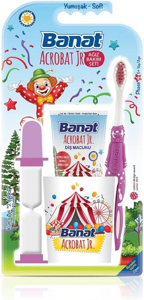 Junior Bardaklı Set (Mor)