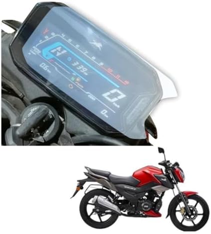 Alternative view of TVS Raider 125 Ekran Koruyucu Dijital Gösterge KM Ekranı