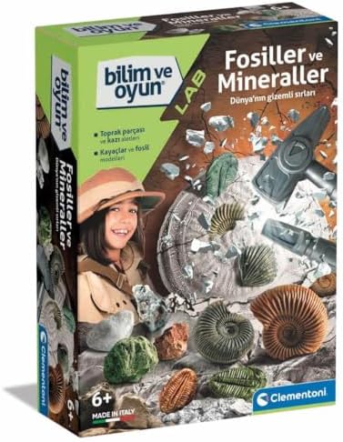 Alternative view of Bilim ve Oyun Fosiller ve Mineraller Kazı Seti