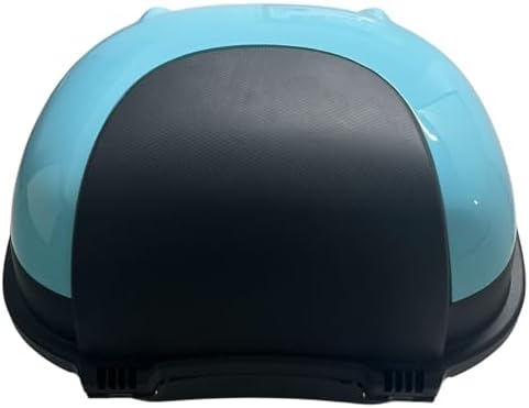 WHEELIE XT11-LB 28 Litre Motosiklet Arka Çanta Açık Mavi Parlak Su Geçirmez ABS Çift Kilitleme Üniversal
