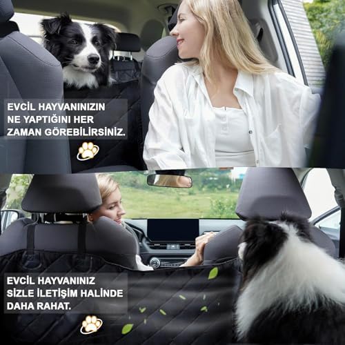 Alternative view of Evcil Hayvan için Araba Koltuk Kılıfı, Oto Köpek Koltuk Örtüsü, Su Geçirmez Hamak 600D Ağır Hizmet Tipi Çizilmeye Dayanıklı Kaymaz Bagaj Köpek Örtüsü Araba Pickup ve SUV`lar için- Gri