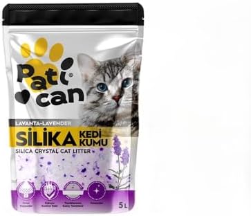 Alternative view of 8 ADET LAVANTA SİLİKA KRİSTAL KEDİ KUM 5LT