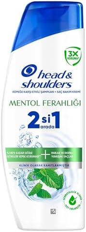 & Shoulders Mentol Ferahlığı 2'si 1 Arada Kepeğe Karşı Etkili Şampuan 300ml