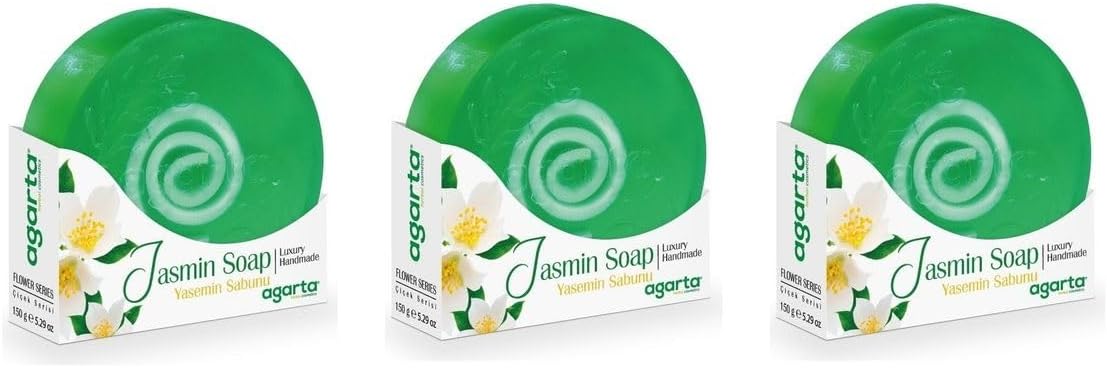 Alternative view of Agarta Doğal Yasemin Sabunu 150 gr x 3 Adet
