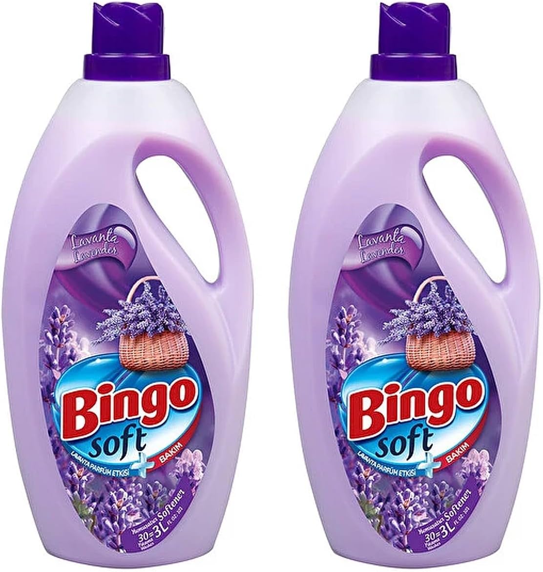 Bingo Soft Lavanta Kokulu Çamaşır Yumuşatıcısı, 3 L, 2'li Paket