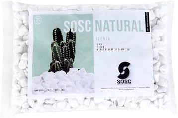 Alternative view of Beyaz Çakıl taşı Dolomit Taşı Bahçe süsü Akvaryum taşı Dere çakıl taşı 1-2 cm 3 Kg