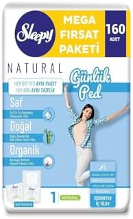 Natural Günlük Ped Normal 2X80 Adet