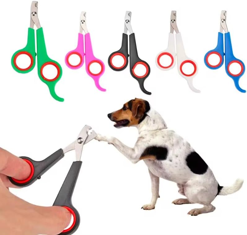 EMEY Kedi Köpek Tırnak Makası Renkli,Paslanmaz Çelik Evcil Hayvan Kedi Köpek Tırnak Makası