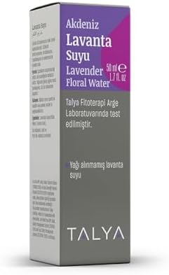 Akdeniz Lavanta Suyu,%100 Saf, Doğal Ve Katıksız, Sprey Şişe, Ferahlatıcı Etkili Tonik, 50 ml
