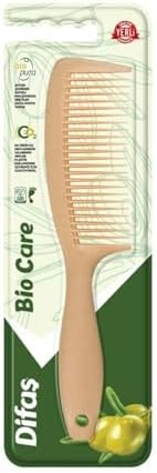 Alternative view of Difaş Bio-Care Saplı Büyük Tarak 3028 (Zeytin Çekirdeği Katkılı Malzemeden Üretilmiş, Doğa Dostu Tarak)