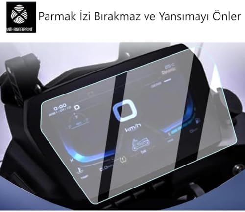 Alternative view of Voge 525 DSX Mat Ekran Koruyucu 7 inç Gösterge Paneli Şeffaf