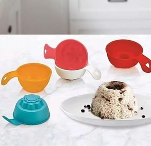 2'li Sevimli Pilav ve Helva Servis Kalıbı, Farklı Şekilli Pratik Sunum Kalıpları, BPA İçermeyen Plastik