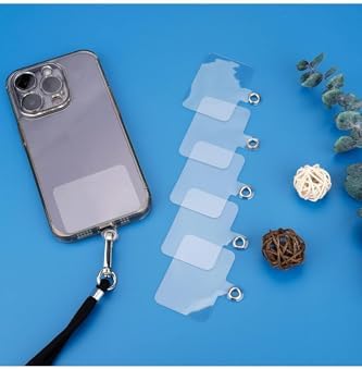 Alternative view of Telefon Boyun Askı Aparatı 5'li Paket, – Şeffaf