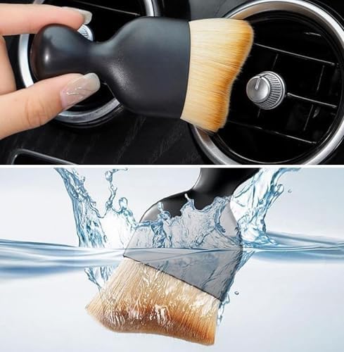 Yumuşak Kıllı Araç İçi Detay Temizlik Fırçası Hassas Yüzeyler İçin Çizmez Oto Temizlik Fırçası Ergonomik Tasarım