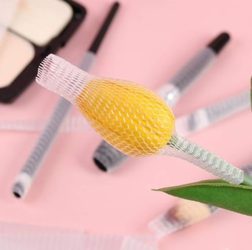 Makyaj Fırçası Koruyucu Seti Esnek ve Nefes Alabilir Plastik Kılıf Fırçaları Hijyenik ve Düzenli